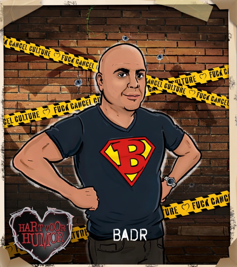 Poster van В‍а‍ԁ‍r  voor Hart voor Humor.