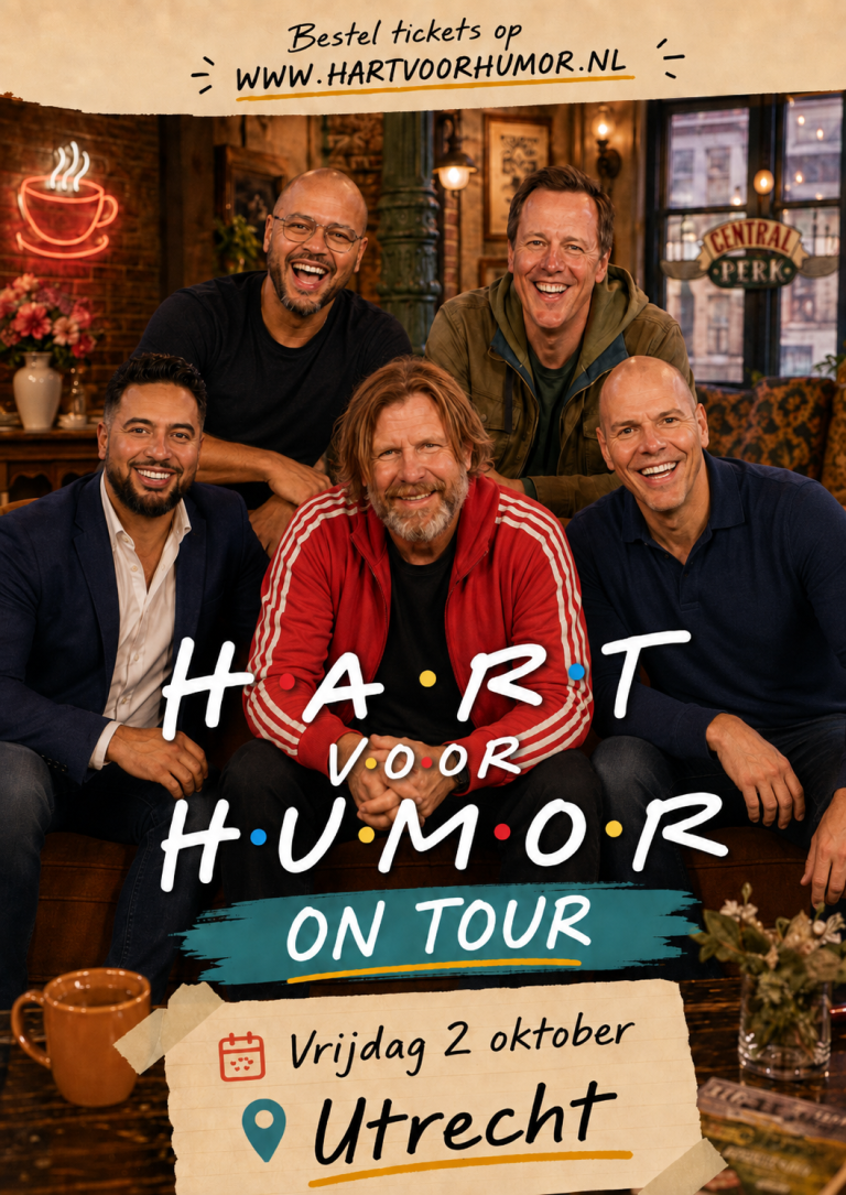 Flyer van Utrecht: Hart voor Humor on Tour (Try Out!) · Utrecht · vrijdag 2 oktober