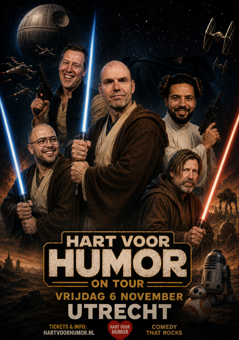 Flyer van Utrecht: Hart voor Humor on Tour (Try Out!) · Utrecht · vrijdag 6 november