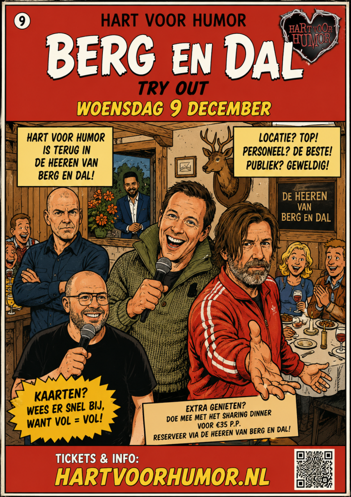 Flyer van Berg en Dal Try Out